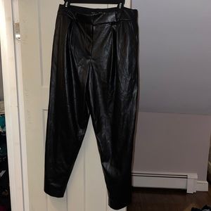 Alice and Olivia Leather Pants size 12 NWT